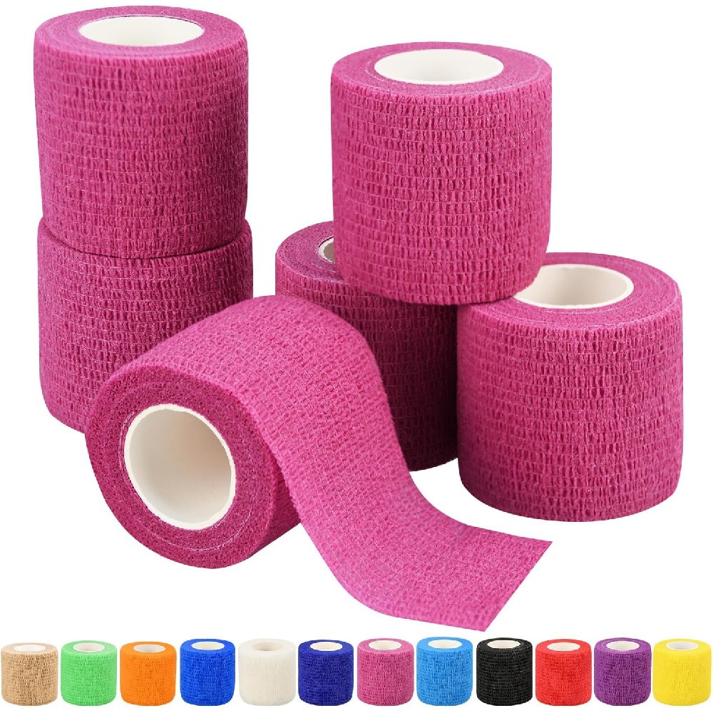 Finger Tape Athletic - 2 piezas de vendaje cohesivo autoadhesivo,
