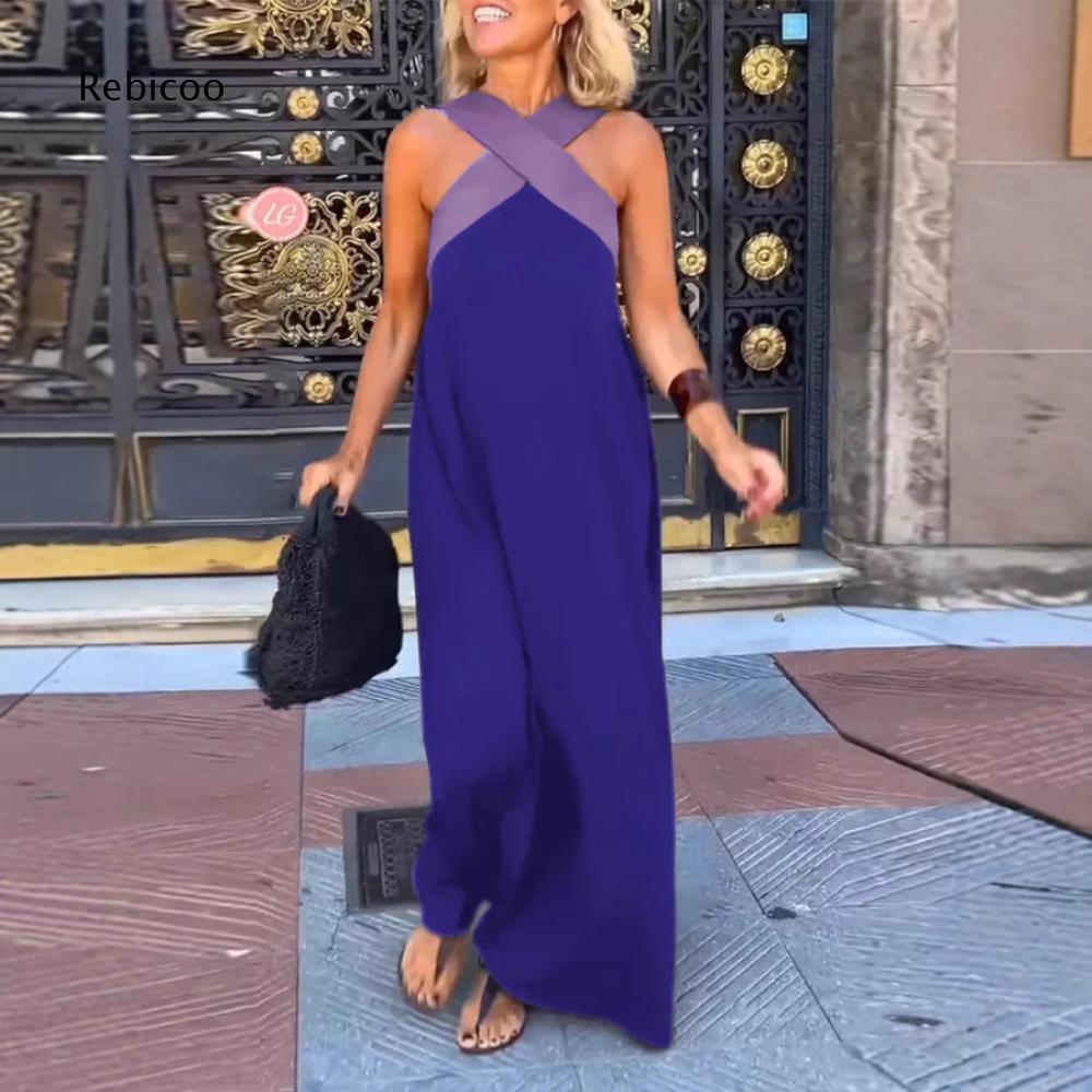 Vestido largo holgado para muj - Crossfit Event reseña y precio