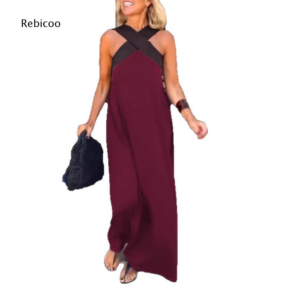 Vestido largo holgado para muj - Crossfit Event reseña y precio